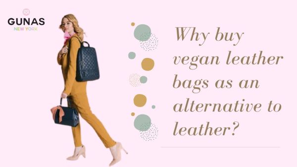 vegan leather backpack